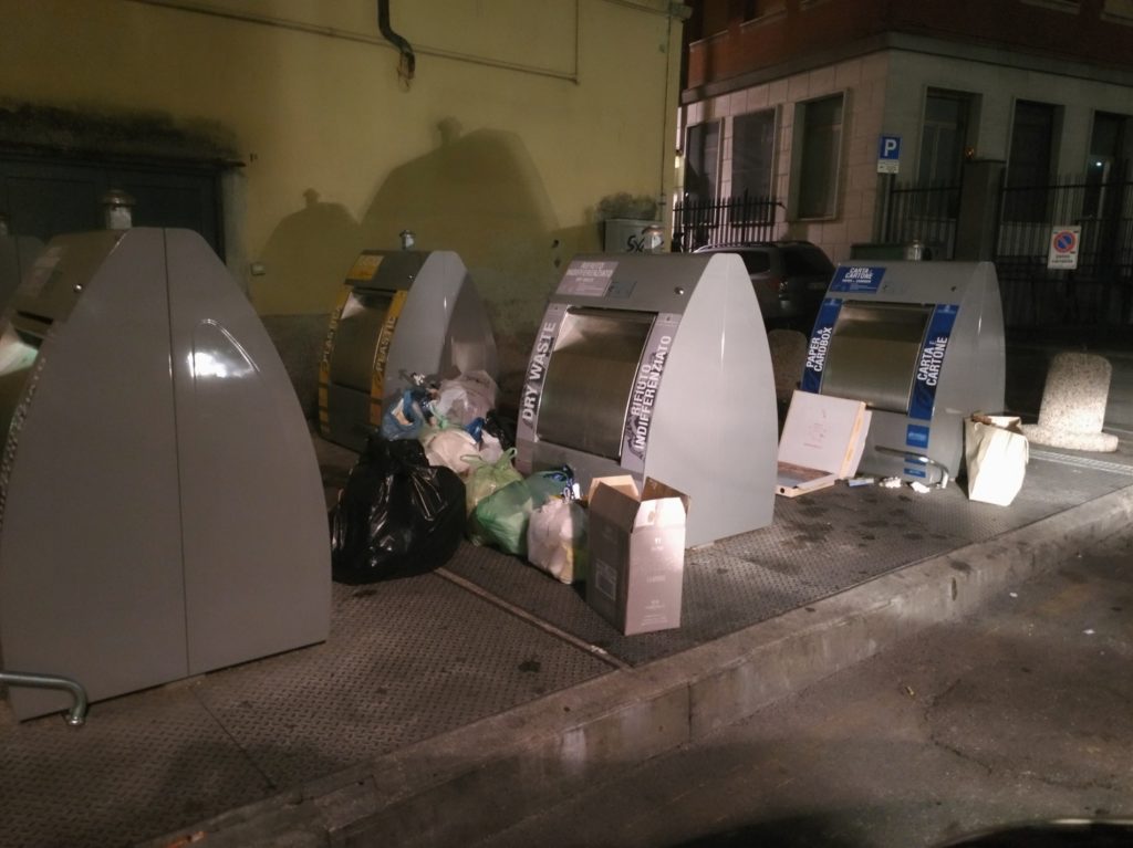 differenziata spazzatura santa abbandoni
