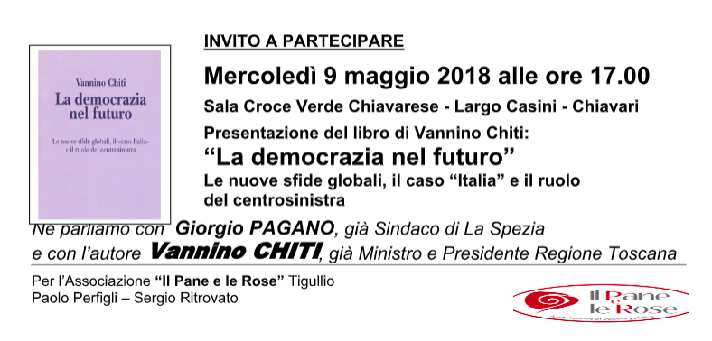 libro chiti la democrazia del futuro